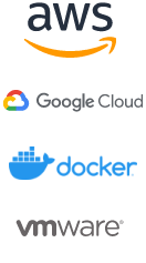 aws Google Cloud docker vmware
